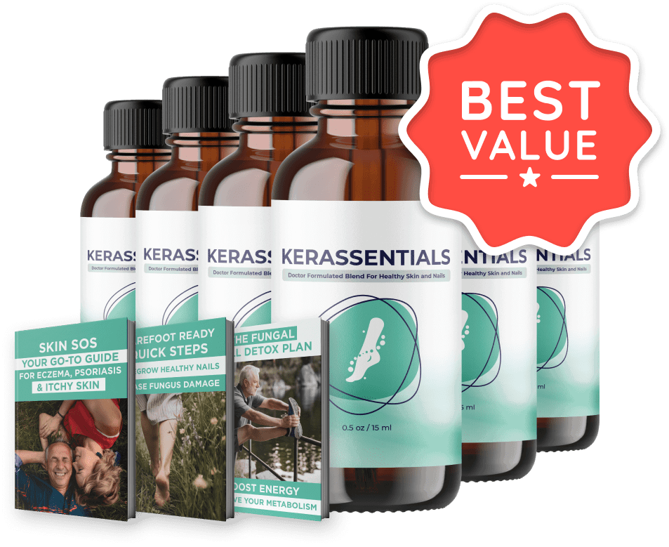 Kerassentials Best Natural supplement for fungus free nail and skin